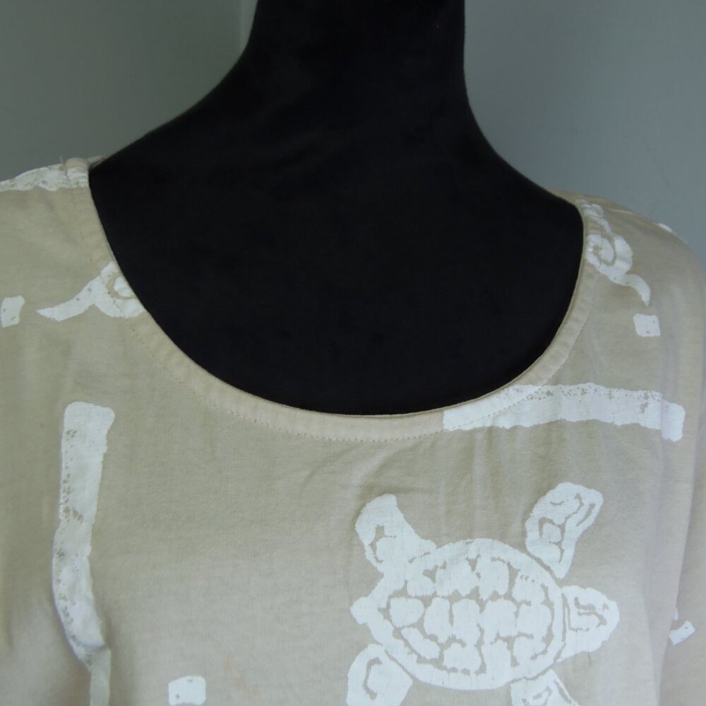 Vintage Cotton Connection Tropical Pull Over XL Dress Lagenlook Vacation Resortw - Picture 4 of 15